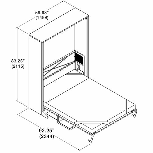 Azores Murphy Bed with Desk
