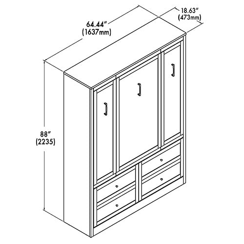 Azores Queen Murphy Bed
