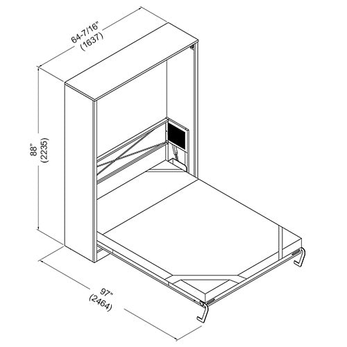 Azores Queen Murphy Bed