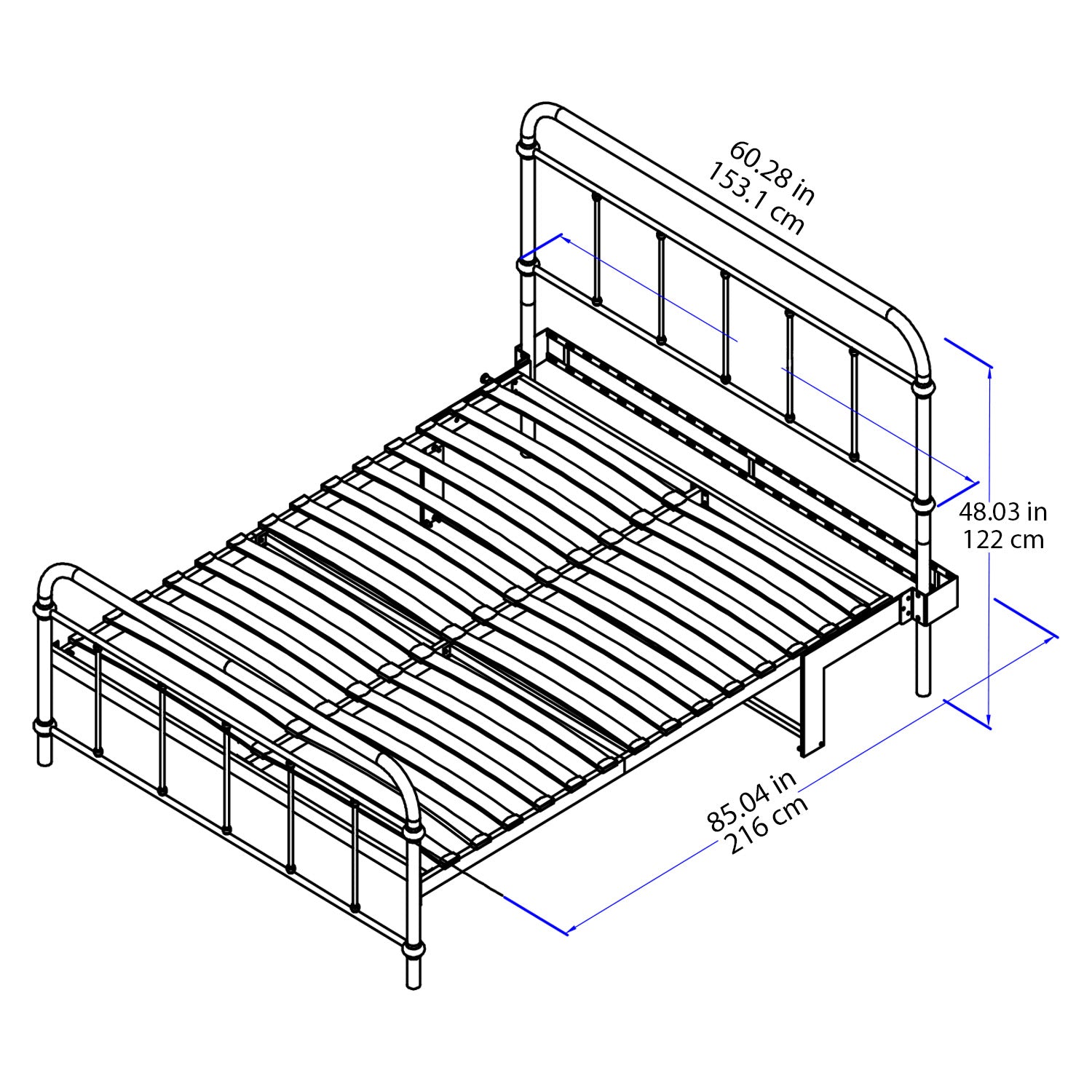 Oxford Black RoomBed