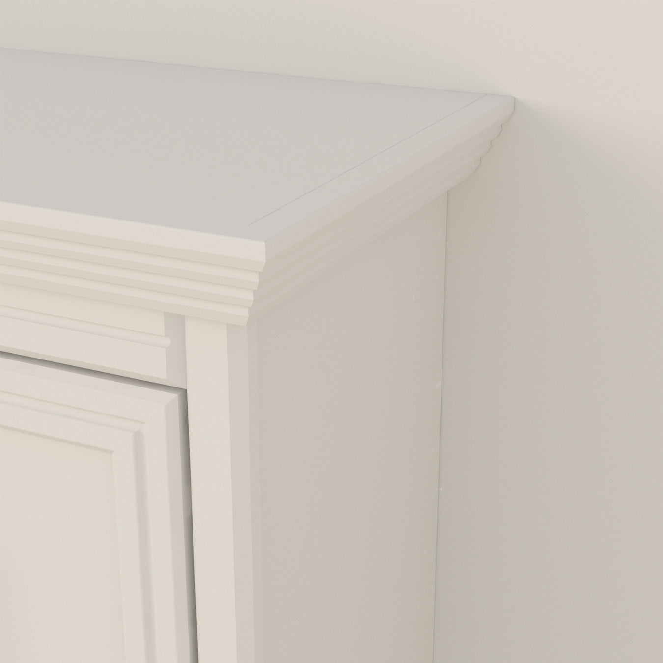 top shelf molding of the adonis full size horizontal murphy bed