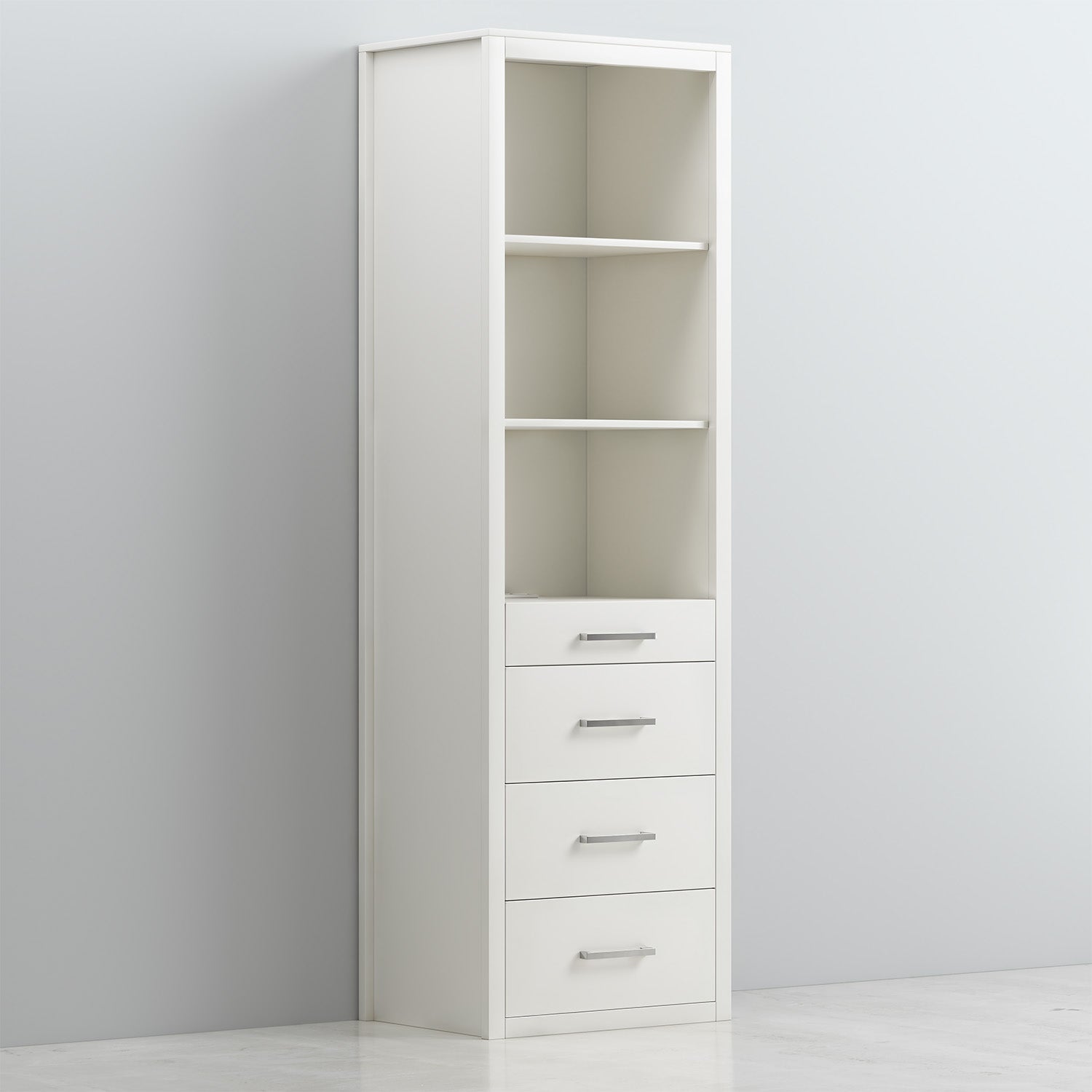 Alegra Queen Murphy Bed with 1 Storage Cabinet