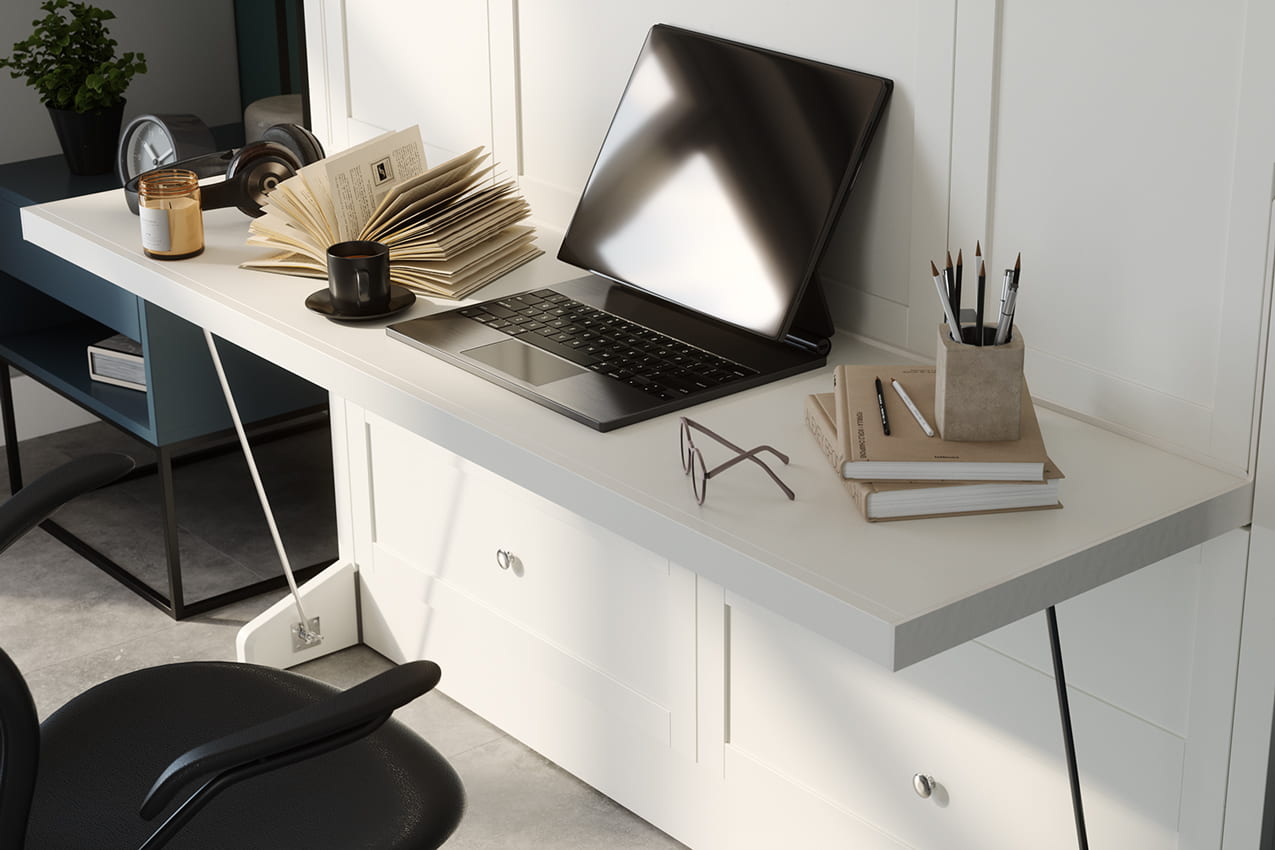 Finding Space for a Productive Home Office: How a Murphy Bed with Desk Can Help You Achieve Balance