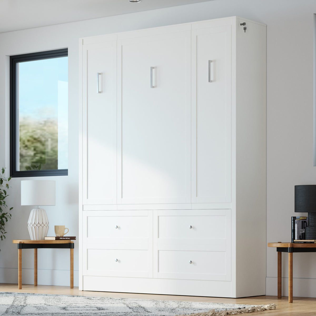 Azores Queen Murphy Bed diy kit cabinet wall bed
