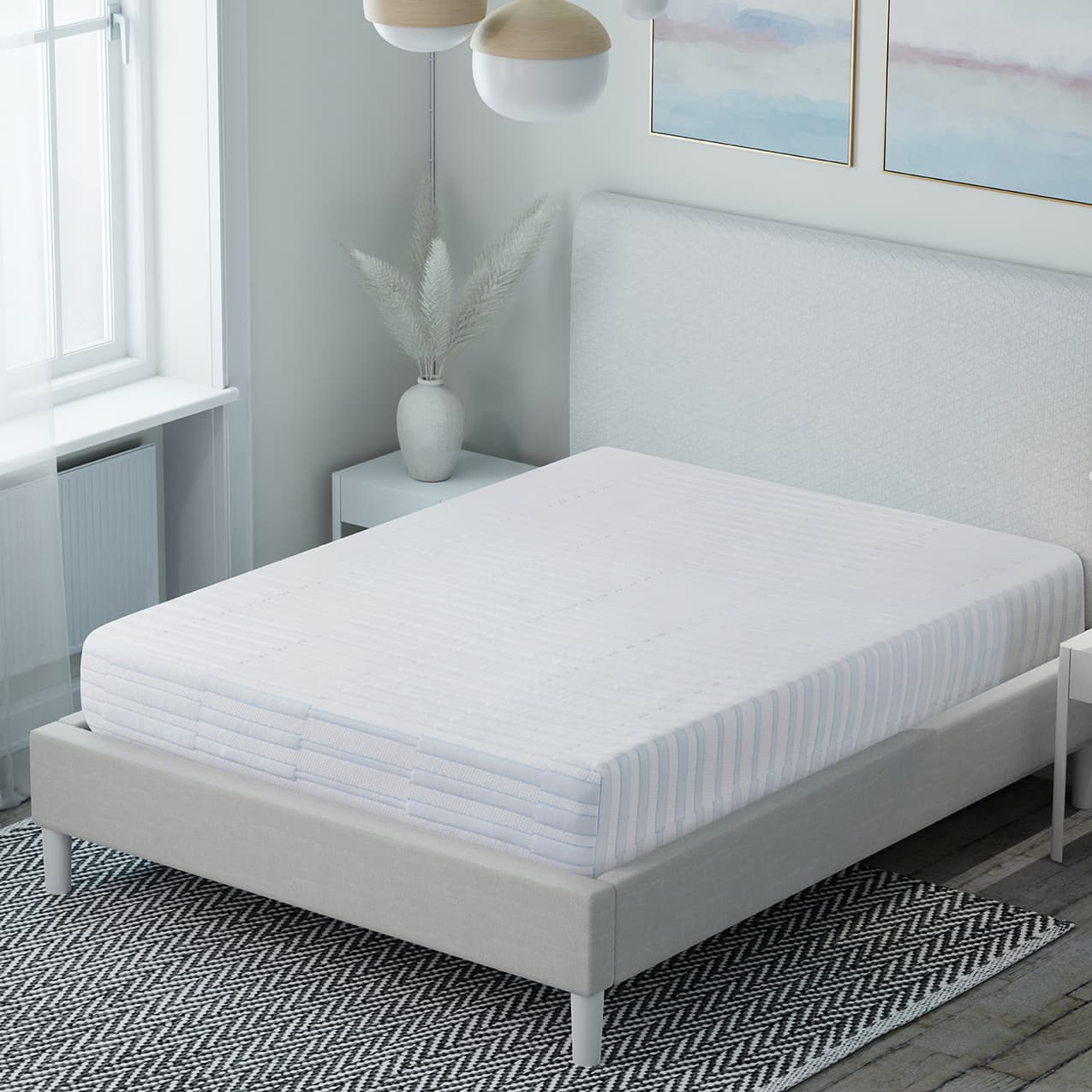 BodiPEDIC 8" Essentials Triple Layer Support Gel Memory Foam Mattress-in-a-Box