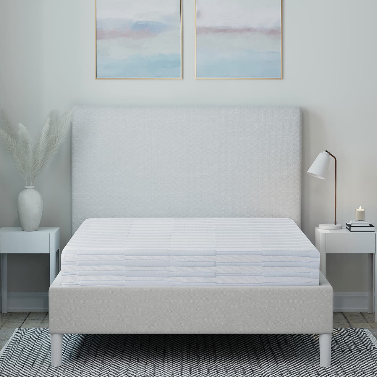 BodiPEDIC 8" Essentials Triple Layer Support Gel Memory Foam Mattress-in-a-Box