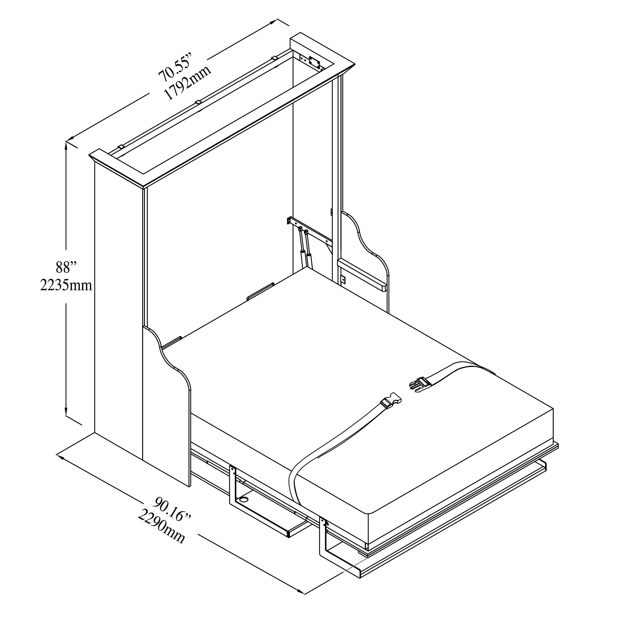 Aria Murphy Bed with Desk