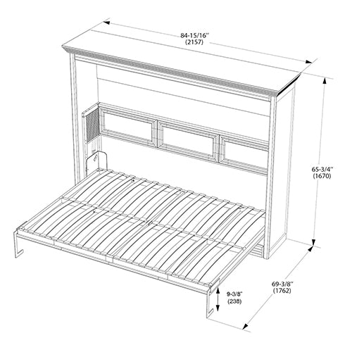 Cama plegable completa Chamberlin - Paisaje