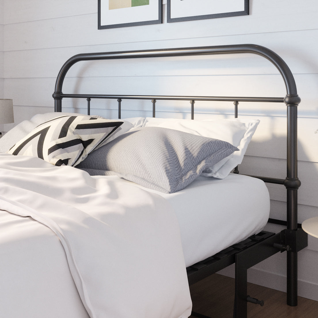 Queen bed frame with headboard footboard lift bed storage lift up bedroom furniture risers space-saving black metal whiteboard
