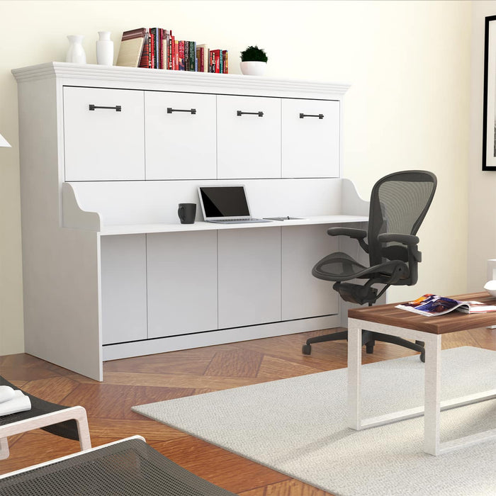 Adonis Murphy Bed with Desk - Horizontal