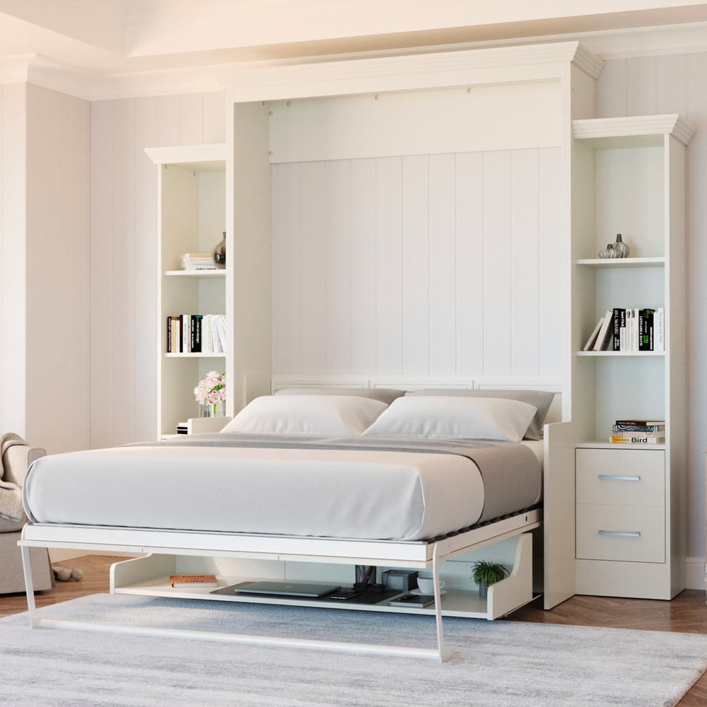 Aegis Queen Murphy Bed with Desk & Integrated Storage
