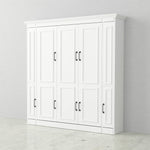 alegra queen murphy bed with integrated storage glass shelves pillow cabinet wire managment hidden hide away fold out pull down diy murphy bed kit wall cabinet
