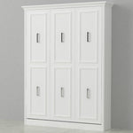 Alegra queen murphy bed with desk cabinet closed hidden bed diy murphy bed cabinet hideaway hide away foldable fold out pull down wall bed cabinet