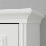 closeup of alegra queen murphy bed cabinet molding solid wood trim wall bed cabinet diy murphy bed kit