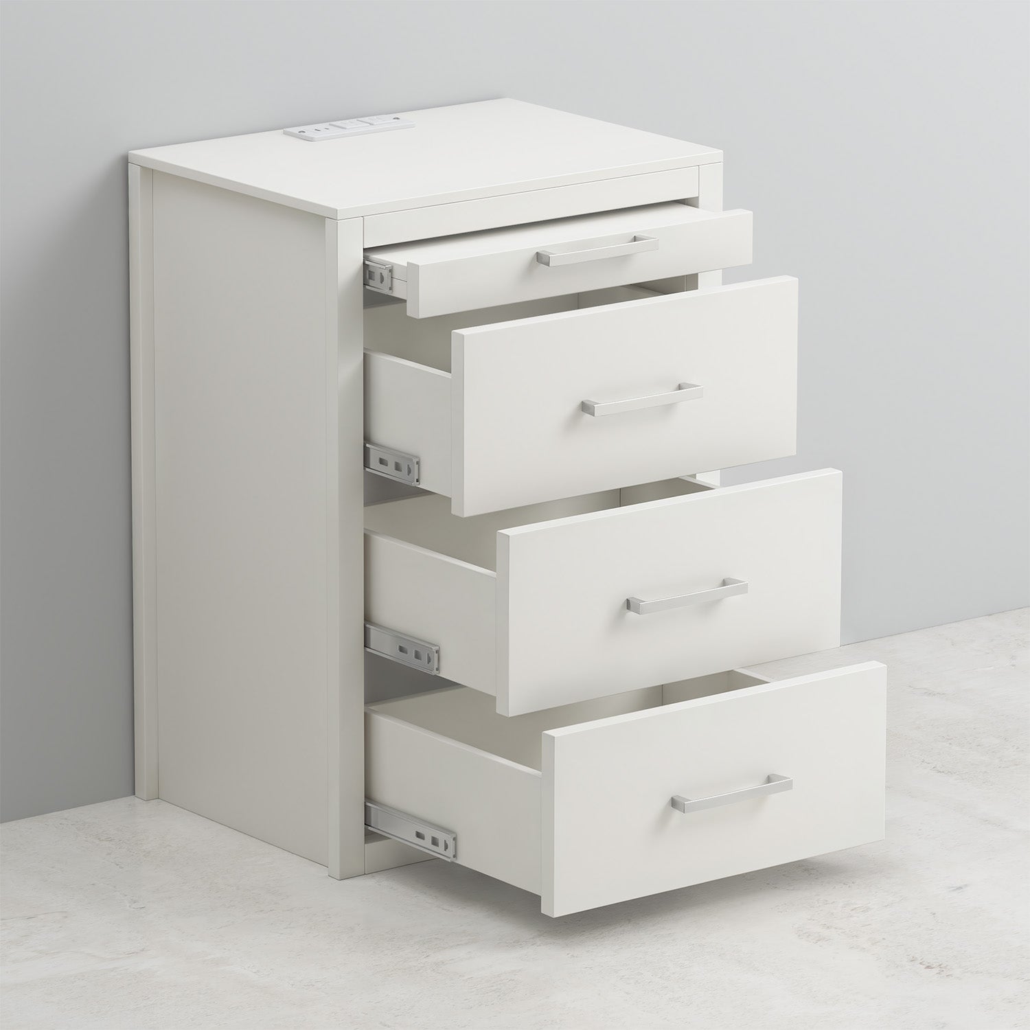 Alegra Full Murphy Bed - Horizontal - with 1 Side Table