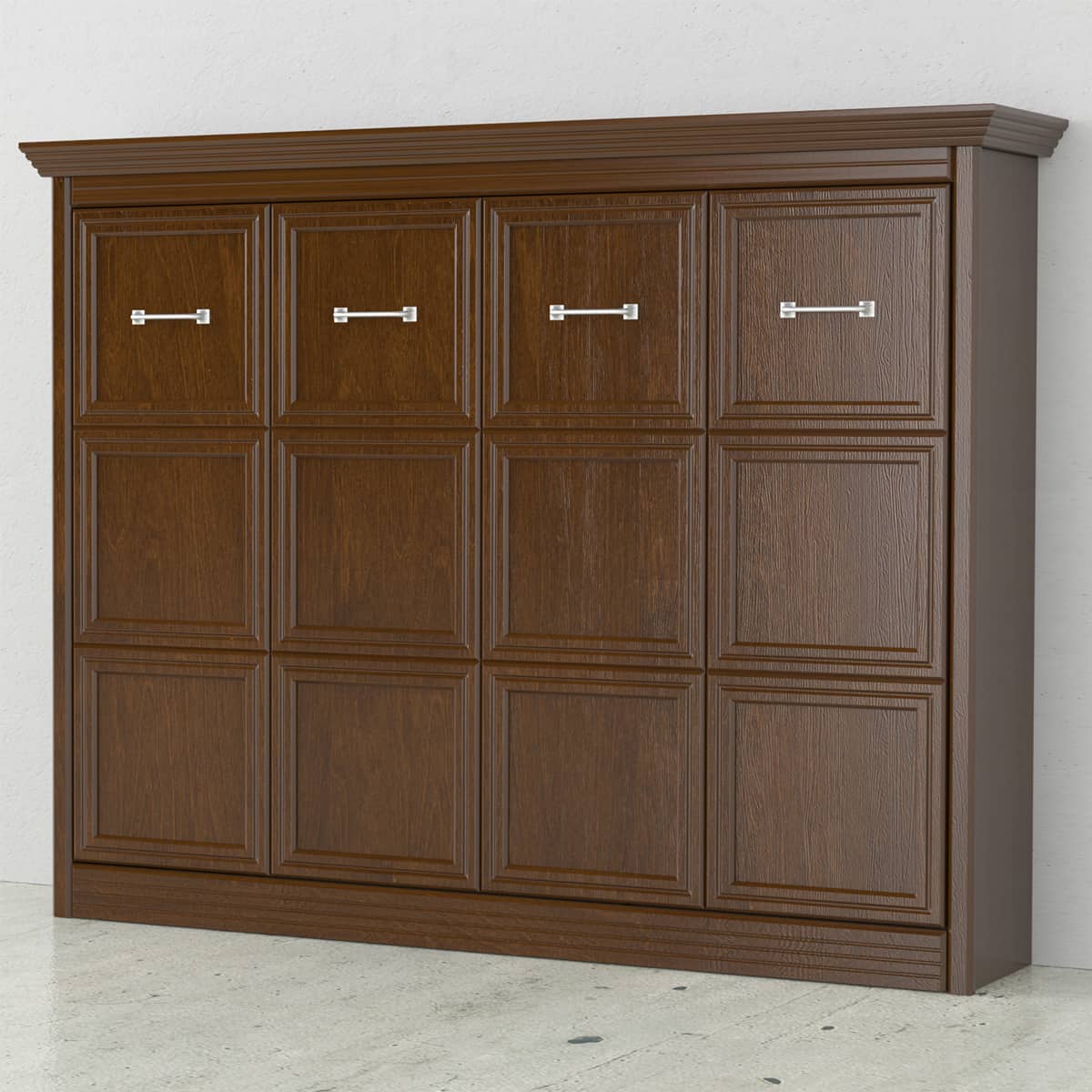 chamberlin full horizontal murphy bed cabinet closed console hidden hideaway hide away hide-a-way diy murphy bed kit fold out pull down wall bed cabinet guest bed
