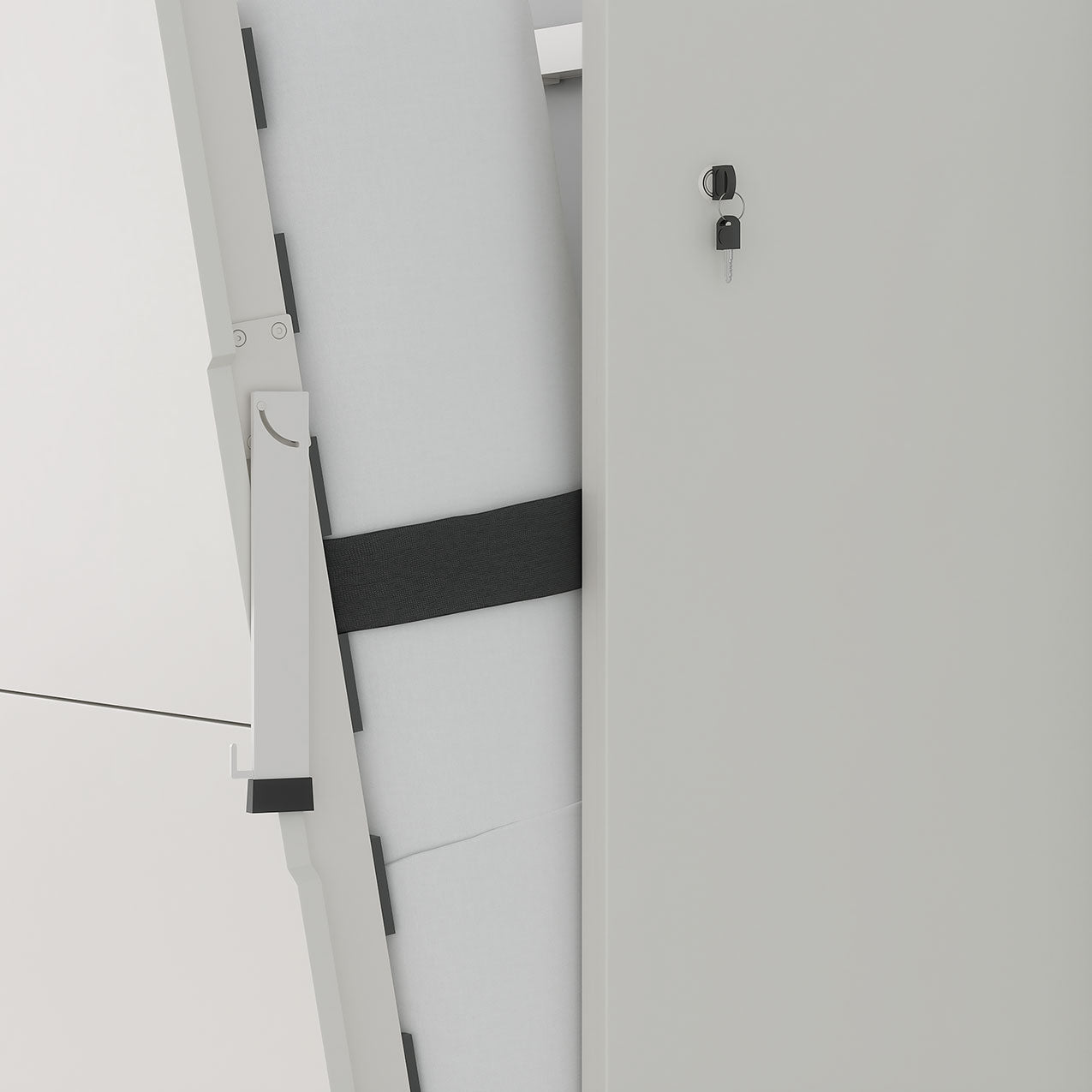 Axia Queen Murphy Bed with Desk - Horizontal