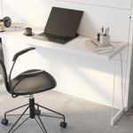 White Murphy Bed with desk Lit escamotable avec un bureau Space saving furniture